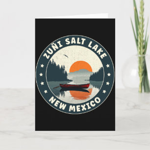 Zui Salt Lake New Mexico Sunset T Shirt Card