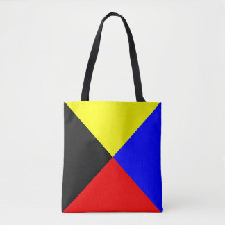 Zulu ICS Maritime Signal Flag Tote Bag
