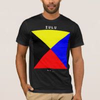 Zulu Signal Flag Morse Code Nautical Design
