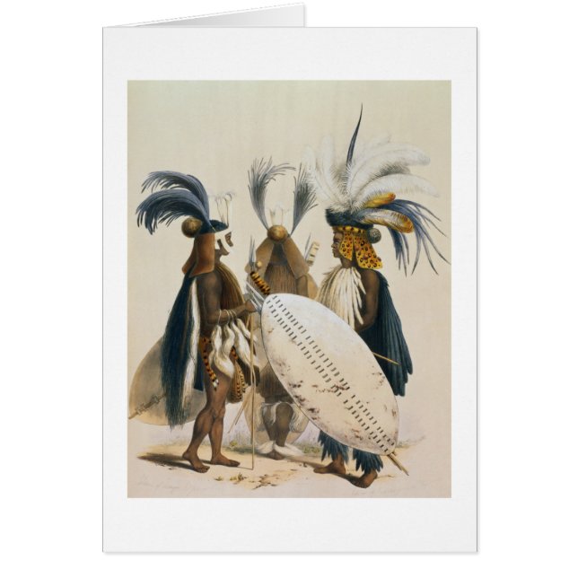 Zulu Soldiers of King Panda's Army, plate 20 from (Front)