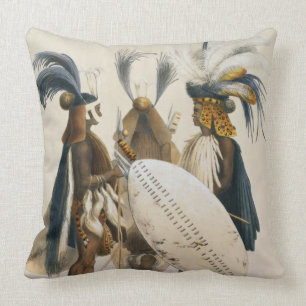 Zulu Soldiers of King Panda's Army, plate 20 from Cushion