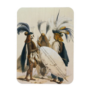 Zulu Soldiers of King Panda's Army, plate 20 from Magnet
