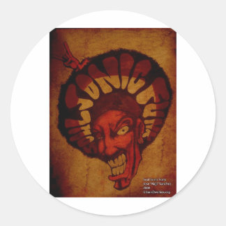 Zulu soulsonic funk classic round sticker