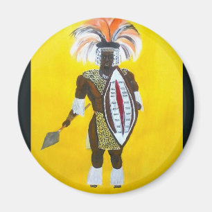 Zulu Warrior Magnet