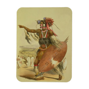 Zulu warrior, Utimuni, nephew of Chaka the late Zu Magnet