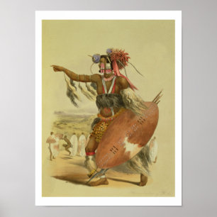 Zulu warrior, Utimuni, nephew of Chaka the late Zu Poster