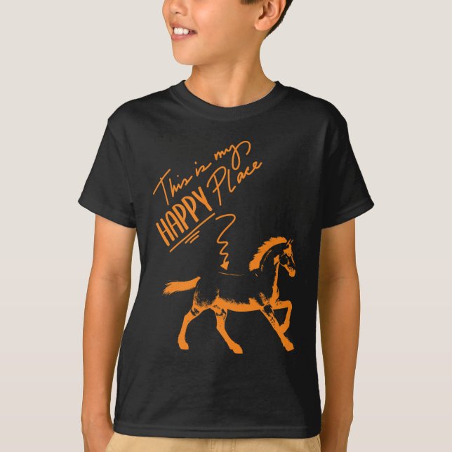 Zum Reiten Geboren Horses Girl Rider Horse Gift  T-Shirt (Front)