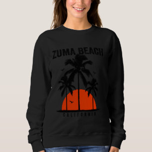 Zuma Beach California Surfing Surfboarding Sweatshirt