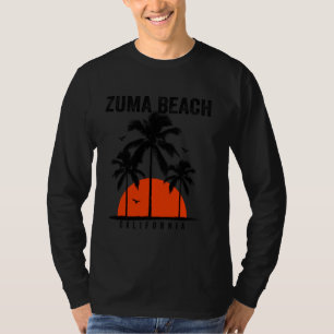 Zuma Beach California Surfing Surfboarding T-Shirt