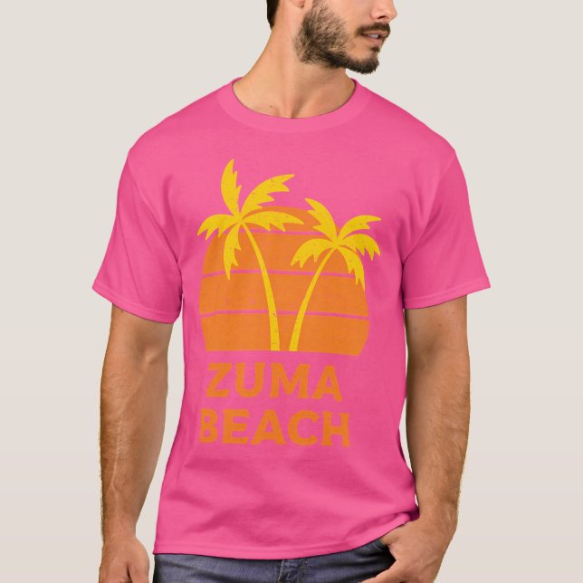 Zuma Beach Retro T-Shirt (Front)