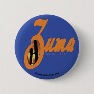 Zuma Beach Sunset 6 Cm Round Badge