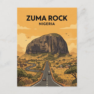Zuma Rock, Madalla, Niger Postcard