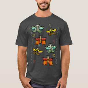 Zuni Butterfly Folk Art T-Shirt