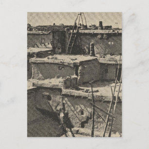Zuni court postcard