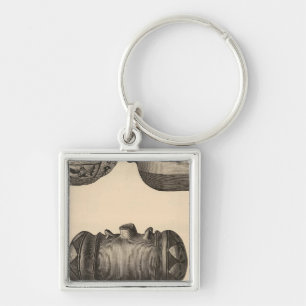 Zuni pottery key ring