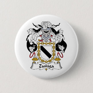 Zuniga Family Crest 6 Cm Round Badge