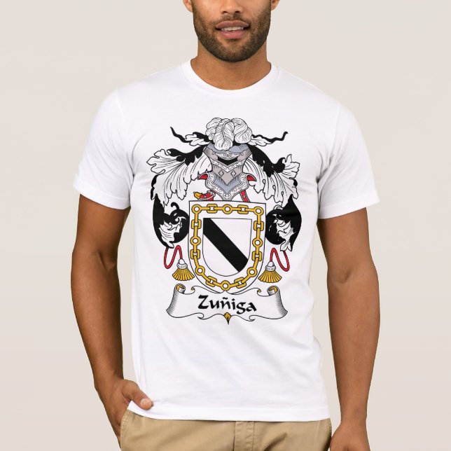 Zuniga Family Crest T-Shirt (Front)