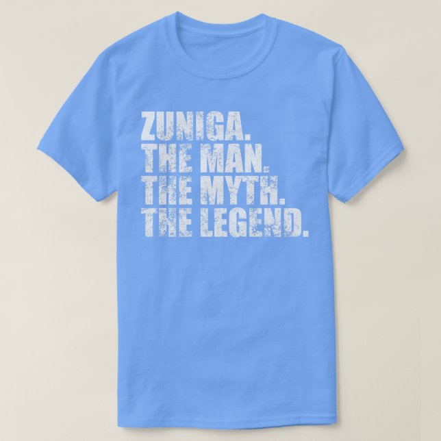 ZunigaZuniga Family name Zuniga last Name Zuniga S T-Shirt (Design Front)