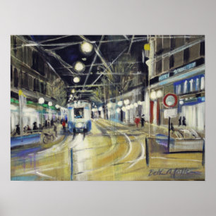 Zurich Bahnhofstrasse Poster