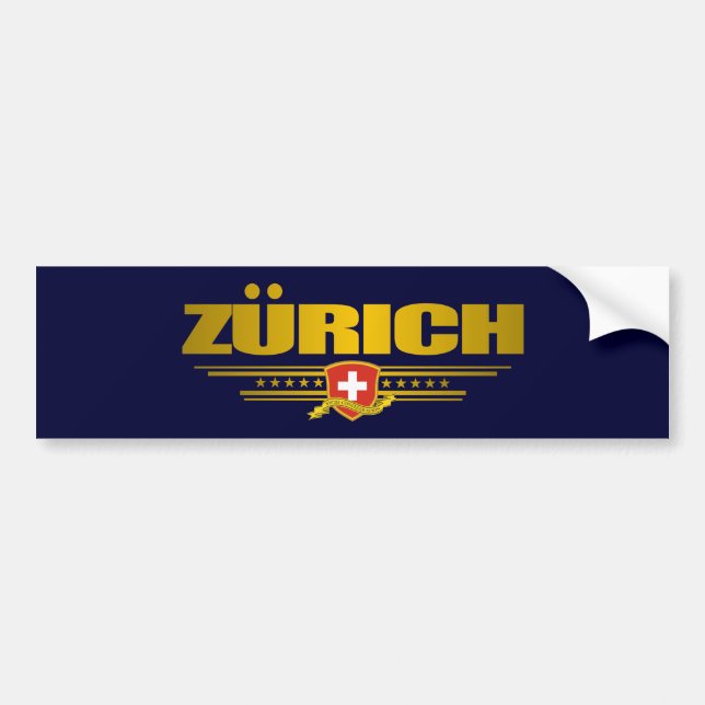 Zurich Bumper Sticker (Front)