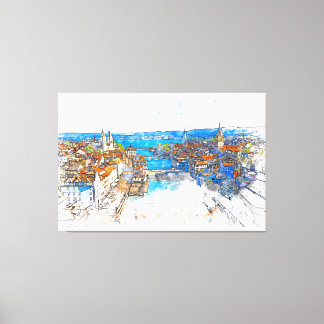Zurich Canvas Print