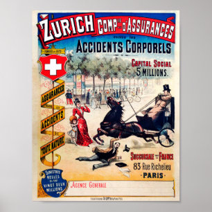 Zurich Compie 1980s Poster