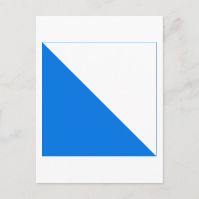 Zurich Flag Postcard (Front)