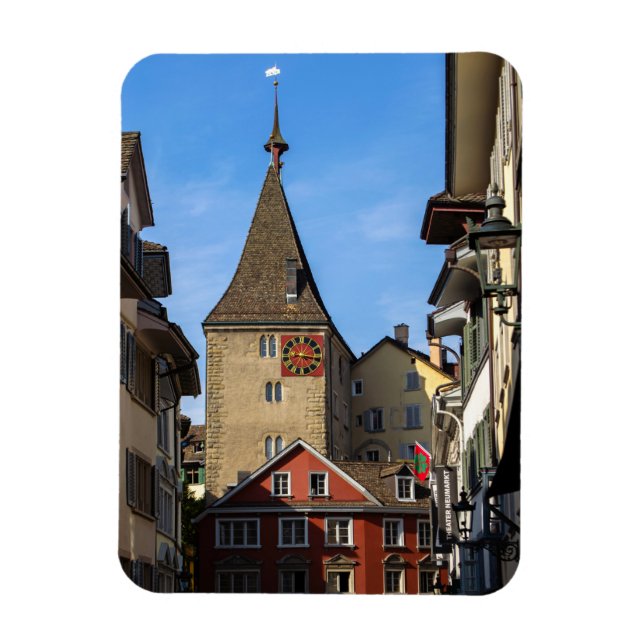 Zurich Grimmenturm Tower Magnet (Vertical)