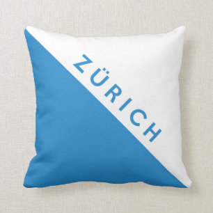 Zurich province Switzerland swiss flag region Cushion