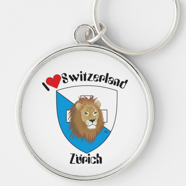 Zürich Schweiz Schlüsselanhänger Key Ring (Front)