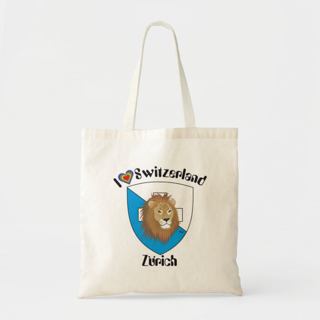 Zürich Schweiz  Suisse Svizzera Tasche Tote Bag (Front)