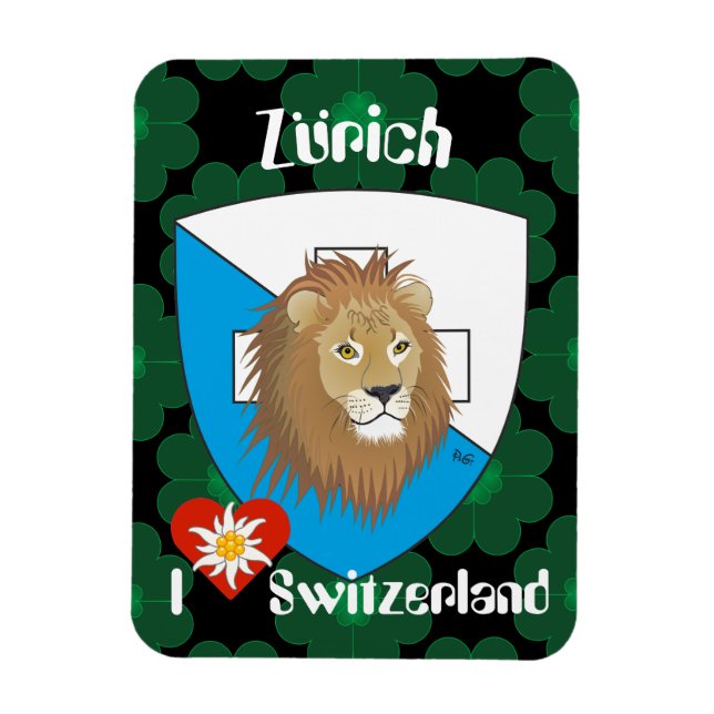 Zürich Schweiz Switzerland Magnet (Vertical)