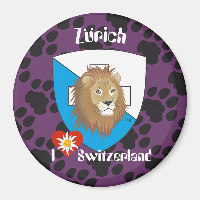 Zürich Schweiz Switzerland Magnet (Front)