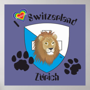 Zürich Schweiz Switzerland Poster