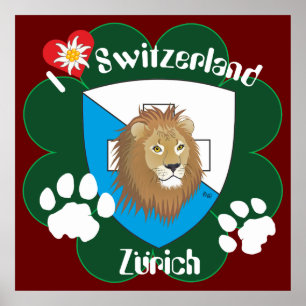 Zürich Schweiz Switzerland Poster