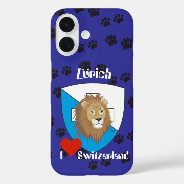 Zurich Switzerland Apple iPhone Cases (Back)
