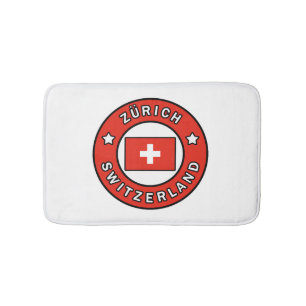 Zürich Switzerland Bath Mat