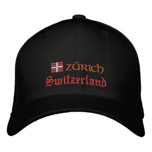 Zürich & Switzerland fashion / Swiss Flag Patriots Embroidered Hat