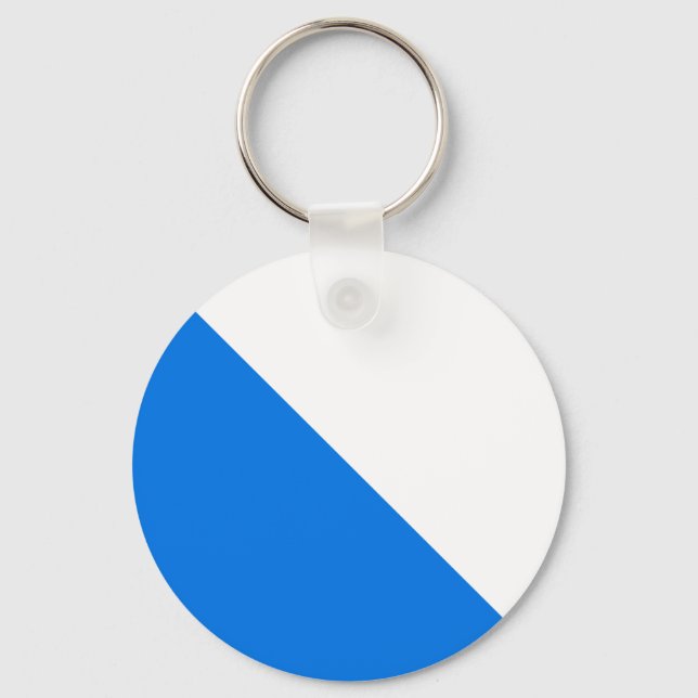 Zürich, Switzerland flag Key Ring (Front)