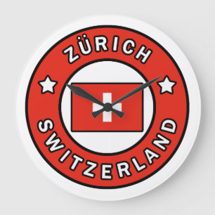 Zurich Switzerland Large Clock