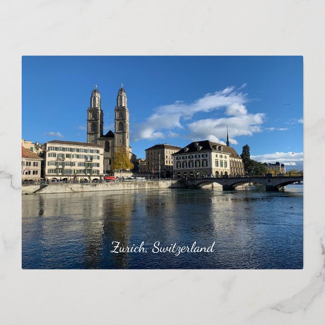 Zurich Switzerland Postcard  (Front)
