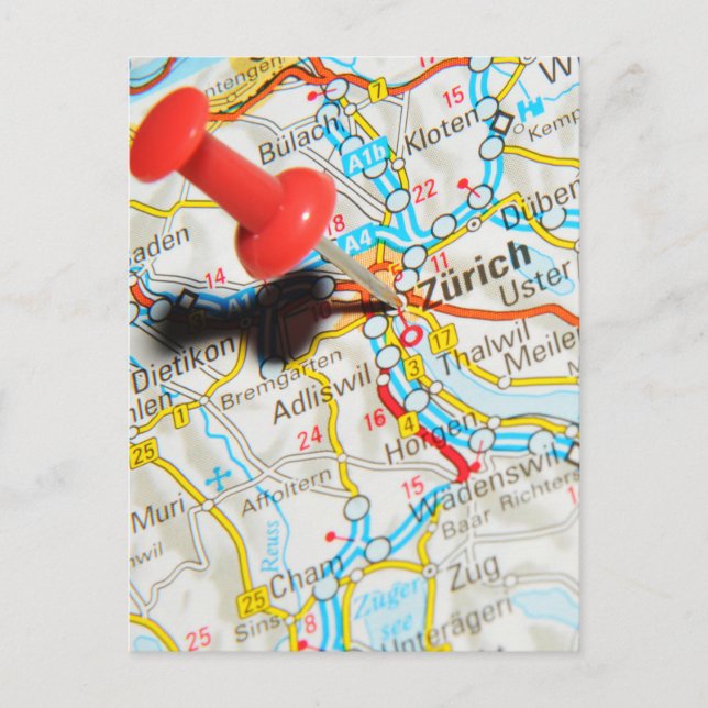 Zürich, Switzerland Postcard (Front)