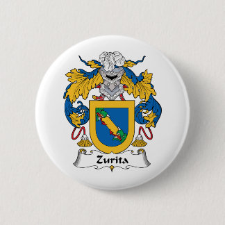 Zurita Family Crest 6 Cm Round Badge