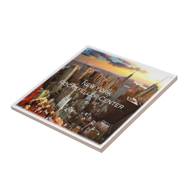 zUS034 ROCKEFELLER CENTER, New York, Tile (Side)