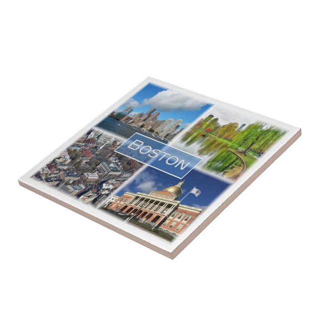 zUS041 BOSTON, Massachusetts, America, Tile (Side)
