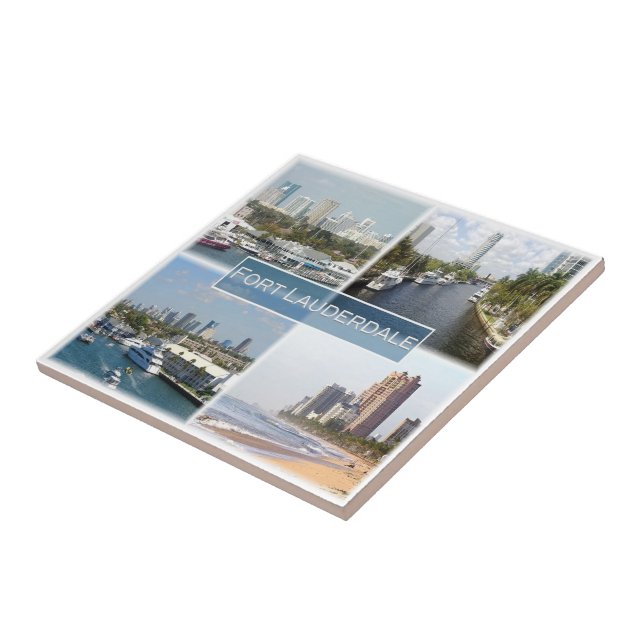 zUS044 MIAMI, FORT LAUDERDALE, Mosaic, Tile (Side)