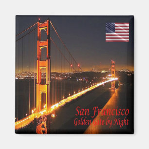 zUS071 SAN FRANCISCO, Golden Gate Bridge, Fridge Magnet