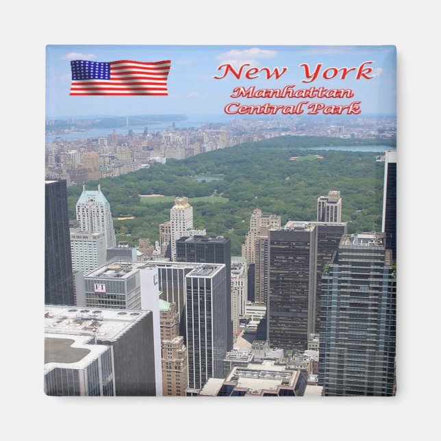 zUS104 CENTRAL PARK, Manhattan, NYC, Fridge Magnet (Front)