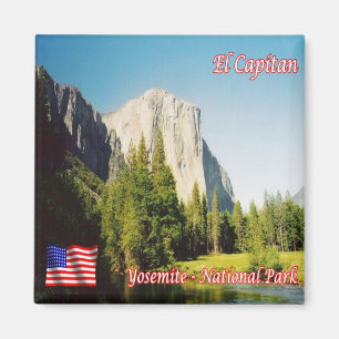 zUS120 YOSEMITE N.P. El Capitan, California,Fridge Magnet