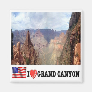zUS141 GRAND CANYON I Love, Arizona, Fridge Magnet